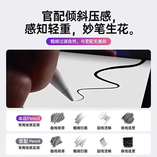 Solide anwendbarer Apple Pencil kapazitiver Stift Apple iPad Tablet-Stift 2025 neues iPad10 Anti-Accidental Touch Mini Magnetic Pro Painting Air11 Touchscreen-Stift Offizielle exklusive Version, keine Bluetooth-Verbindung erforderlich, keine Verzögerung und kontinuierliche Berührung, magnetische Absorption