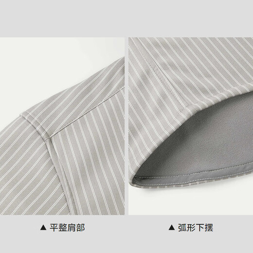 HLA Heilan long-sleeved shirt men's winter velvet thickened pointed collar shirt men