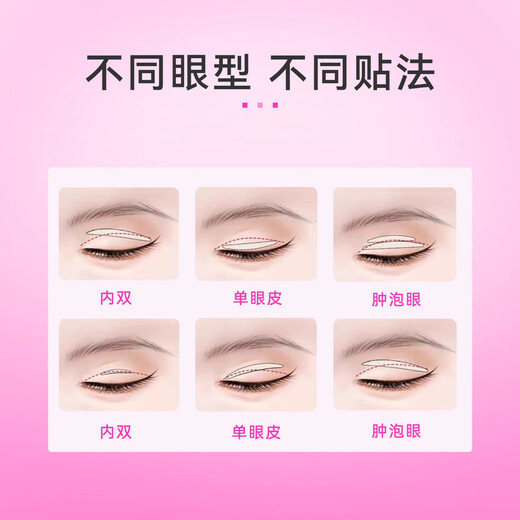 Momomatano double eyelid stickers, seamless and natural, simulated lace double eyelid stickers, designed to hold makeup for swollen eyelids, 1 patch, bevel cut olive 120 patches, 120 patches