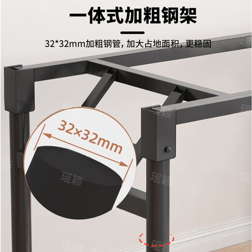 Yaoying computer desk folding table office desk home student desk study table e-sports table YLZ11 walnut color 80*40cm