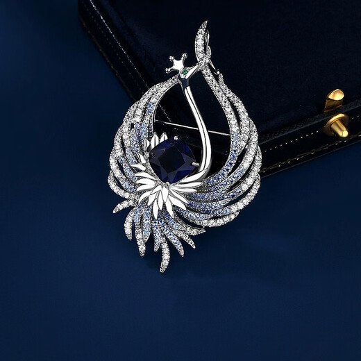 Genuine Fanzhe Poetry Wings Brooch, high-end women's light luxury and atmospheric brooch, anti-exposure corsage, Valentine's Day birthday gift for girlfriend Wings Brooch, next day delivery by air