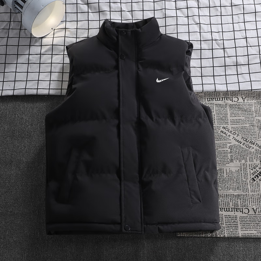 Herren Winterpaar verdickte warme Weste für Männer trendy und vielseitige lockere ärmellose Jacke weiß 2xl