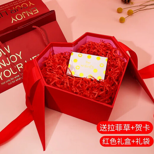 Chanel Lipstick and Perfume Combo Set Gift Box Confession Set Souvenir New Year's and Valentine's Day Gift for Wife and Girlfriend Pink Encounter + Lipstick 211-Heart-shaped Gift Box Style-