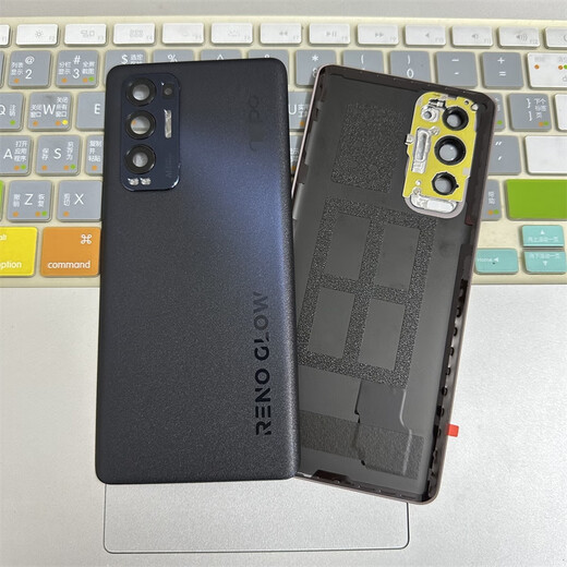 Suitable for reno5pro original glass back cover 5pro+ original back shell reno5k mobile phone battery cover disassembly cover Reno5Pro+ floating night shadow with frame original 9