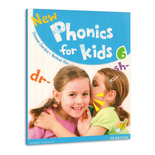 
New Phonics for kids 123456 Level Student Book Original Pearson Hong Kong Langwen Children's English Natural Pinyin Teaching Assistant for Children aged 3-9 years old, you can use a reading pen with a small class of 6-level main textbook