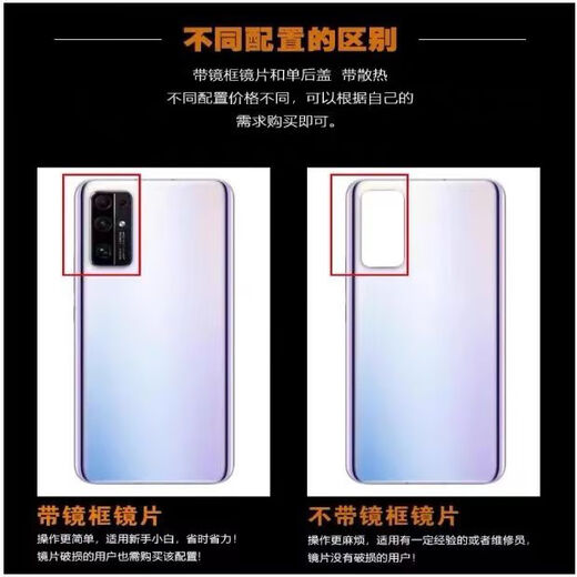 OPUYYM is suitable for Huawei p40 back cover glass back case P40Pro mobile phone rear glass case behind battery cover P40 white back cover + frame lens