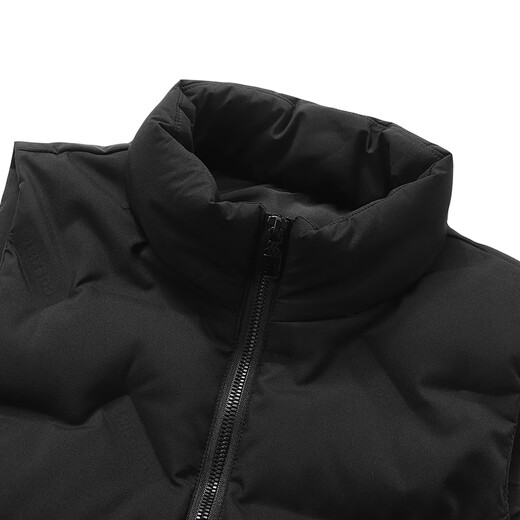 Woodpecker (TUCANO) down vest men's autumn and winter thin stand-up collar vest down jacket solid color jacket top men's black 3XL