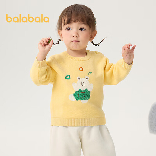 Balabala children's clothing children's sweaters baby sweaters boys and girls inner wear 2025 winter cartoon 209425103206