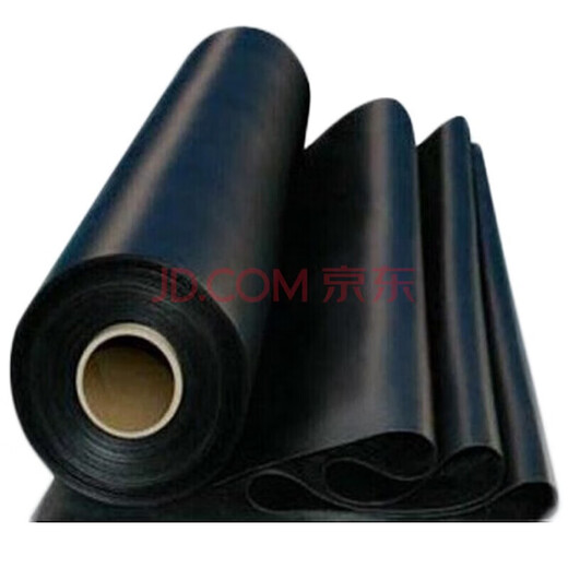 Fish pond anti-seepage membrane, waterproof cloth, geomembrane, fish pond slope protection, lotus pond reservoir breeding thickened black plastic mulch film 1 meter * 2 meters new material / 0.12 mm thick