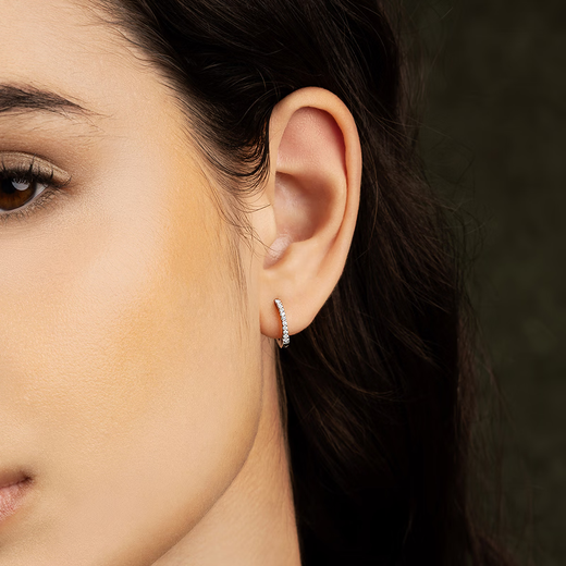 APM Monaco hoop earrings 925 silver earrings trendy personalized earrings jewelry gift for girlfriend