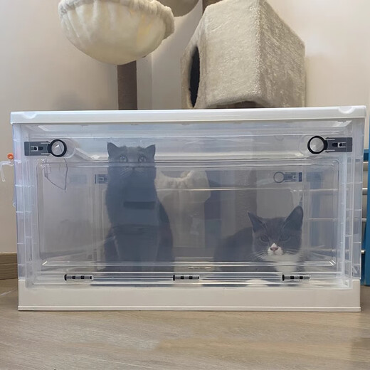 Jingdong Express Cat Atomizer Box Dog Oxygen Inhalation Box Cat Nasal Branch Atomizer Dog Cough Atomization Chamber Cat Oxygen Inhalation Box Medium Size Approximately 12 Jin Jin equals 0.5 kg Pets included (excluding atomizer)