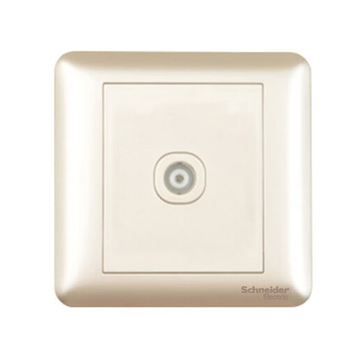 Schneider Changyi series frosted gold single TV socket A3B51TV_WG single TV socket Changyi frosted gold