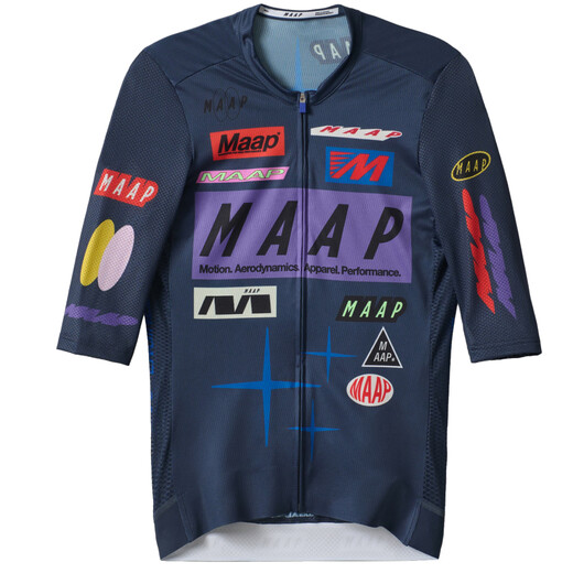 MAAP Men's Drome Pro Air Jersey 3.0 Short Sleeve Cycling Jersey Racing Blue L