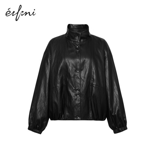 Eifli (eifini) Эйфли модный модный мотоцикл. Кожаная куртка шнурки для женщин 2025 Осень.