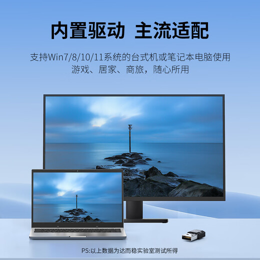 DOREWIN wireless network card desktop dedicated computer wifi receiver 5g gigabit external network card driver-free notebook host receiver dual-band usb wireless network card win7 300M WiFi-6 Mini version