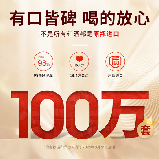 CANIS FAMILIARIS布多格 法国原瓶进口红酒 庄园干红葡萄酒 节日礼品礼盒2双支装