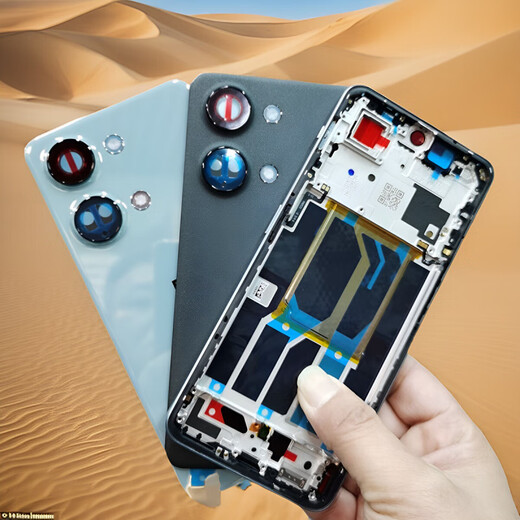 OnePlus mobile phone ONEPLUS.CN adapts to OnePlus ace2v original back cover 1+ace2 screen assembly middle frame ace2pro back shell glass battery cover 1+Ace2pro Aurora Green back cover with frame (no lens) over platform 99