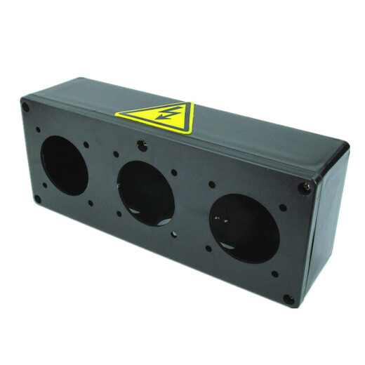 Haitian injection molding machine oven five-core plug socket three holes two holes 16/32A industrial socket box power supply plastic box single 5-core 32A concealed socket (SF325)