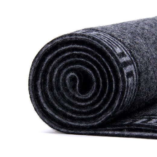 Jiangnan Story men's scarf, pure wool, warm and cold-proof, fashionable and versatile scarf, gift box for boyfriend, elders, casual trend, recommended, simple gentleman gray