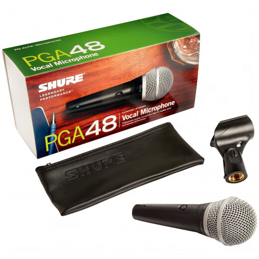 SHURE Shure SV100 SV200 PGA48 PGA58 dynamic microphone home karaoke guitar singing handheld microphone PGA48LC + 5 meters 6.5 line genuine national bank