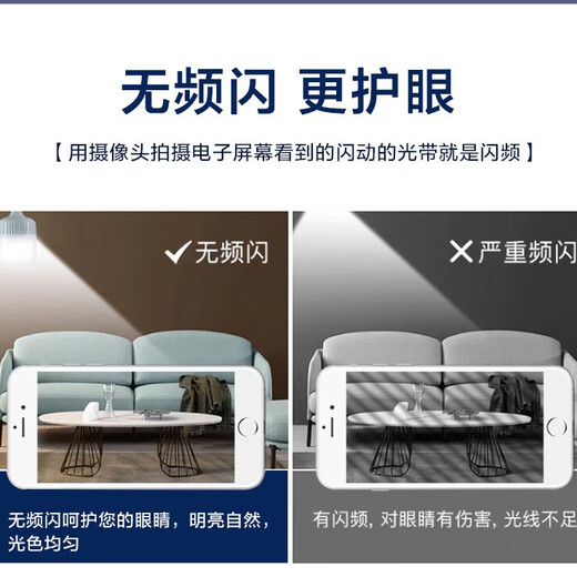 Whale and Light LED energy-saving light bulb with plug household plug-in e27 socket lamp with switch wire super bright hanging small wall lamp 4 meters wire