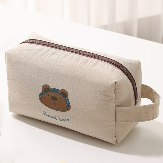 Lohas Travel Cosmetic Bag Portable Small Women's Mini Small Package Small Toiletries and Skin Care Products Women's Compact Outing Waterproof Storage Bag