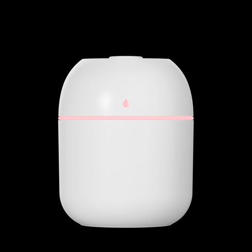 New Small USB Spray Humidifier Home Bedroom Office Desktop Air Classroom Creative Accessories Water Drop Humidifier-White