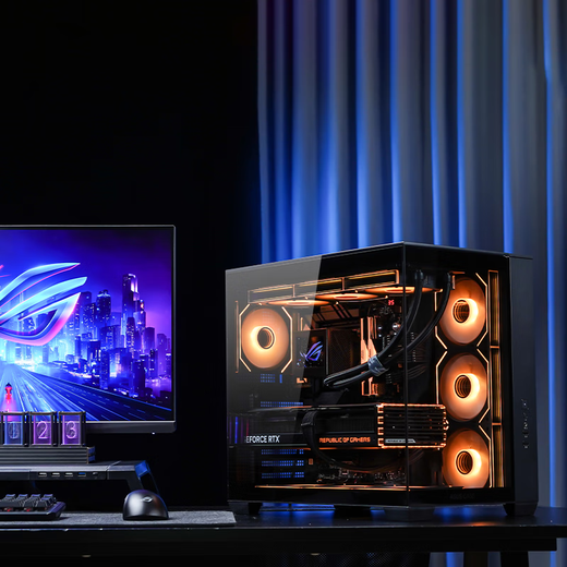 ASUS i9 14900KF ASUS ROG family bucket 5070Ti/RTX5080 host 5090D graphics card U7 265K host game e-sports AI rendering assembly computer complete machine U9 285K+RTX 5080丨6