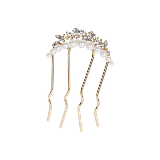 Xiangwan comb, exquisite and elegant hair comb, Chinese style hair ornament, new Chinese style hairpin, foreign style hairpin, white crown