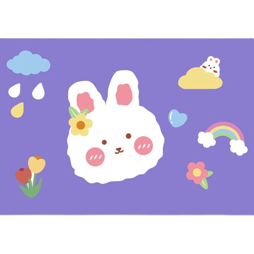 
Internet celebrity bedroom door paper drawing children's small room layout wall decoration children's bedside princess ins transformation 16797 rabbit moon - picture color 10mm small