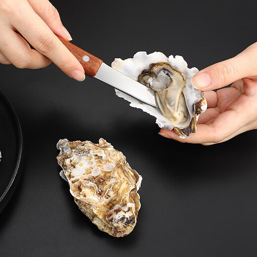 Maxcook oyster opener stainless steel oyster knife oyster opener thickened oyster scallop shell knife pry clam opener opener MCGC4872