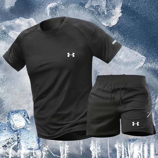 Under Armor fashion autumn and winter new loose casual sports pants for men, thickened and warm, versatile leggings and casual pants, black XL (recommended 130-150 Jin Jin equals 0.5 kg)