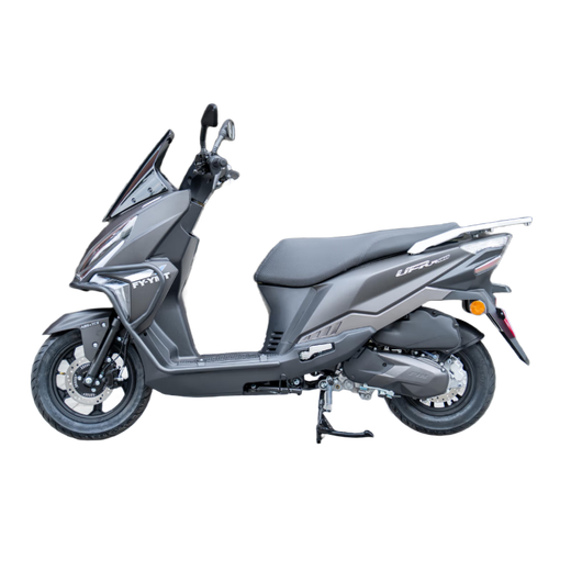 Flying Eagle UFR150MAX fuel scooter, fuel-saving, sporty, smart, long-range commuting, comes with guardrails in matte black