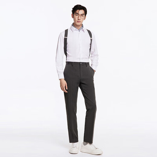 Jiumuwang men's formal long-sleeved shirts, three-proof, no-iron, worry-free shirts, autumn and winter easy-care business shirts for men