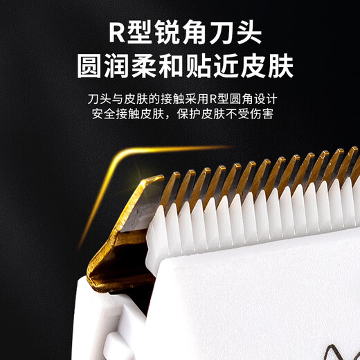 Dog shaver, special pet electric clipper, Teddy cat hair clipper, professional electric clipper for foot hair, pearl white standard + LED digital display foot hair clipper + spare head