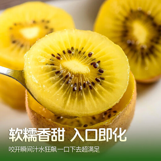 Jingmi Pujiang yellow-heart kiwi fruit 10 pieces, single fruit 110-130g, fruit Mid-Autumn Festival gift shipped directly from the origin
