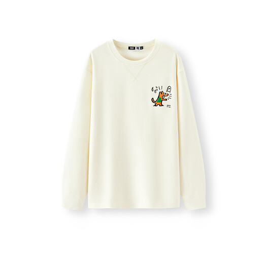 Semir long-sleeved T-shirt men's autumn and winter graffiti print couple wear textured inner wear 2025 bottoming shirt 109725101202