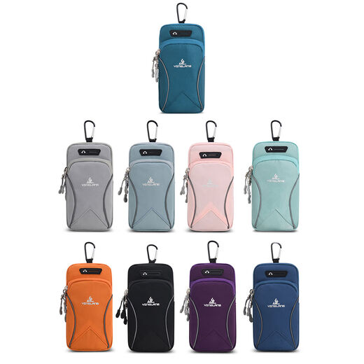MPPMCK running mobile phone arm bag men's and women's sports fitness equipment arm arm storage bag Huawei waterproof wrist blue CX3005