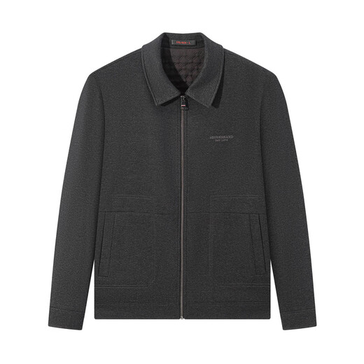 Qipai Workwear Quilted Cotton Jacket Lapel Business Jacket 2025 Autumn and Winter Thickened Warm Men's Casual Jacket