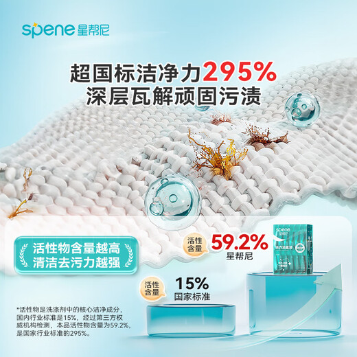 Xingbangni HPV clothing disinfectant, public washing machine sterilizer, dormitory public cleaning and sterilization special laundry tablet beads