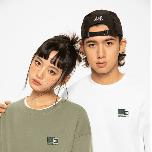 Mark Huafei недеформируемая толстовка мужская весна-осень 2025 новая тяжелая куртка унисекс с круглым вырезом и длинными рукавами черная XL