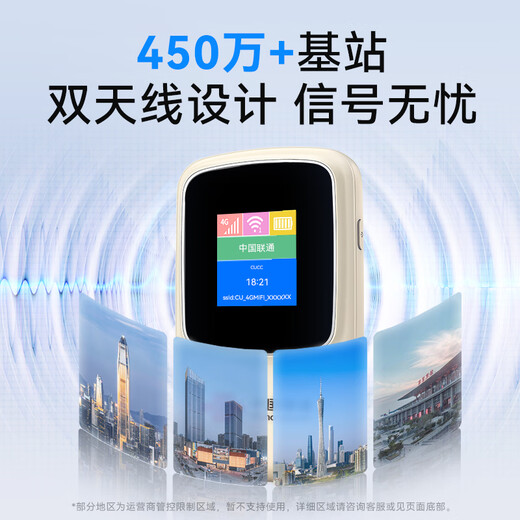 China Unicom móvil portátil wifi6 tarjeta de red inalámbrica portátil montado en camión sin enchufar compatible con dispositivo 5G/4G enrutador de acceso a Internet tarjeta de red de tráfico banda ancha 2025 nuevo modelo pantalla a color universal a nivel nacional recién actualizada batería de larga duración + conexión multidispositivo