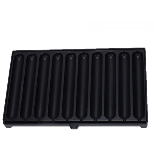 Manesen 10-tube sausage pan roadside stall commercial crispy starch sausage pan night market stall cassette oven mold aluminum alloy ten-hole sausage baking pan