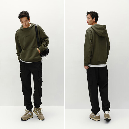 Semir hooded sweatshirt men's winter fever antibacterial oversize loose basic top youth 101724116107