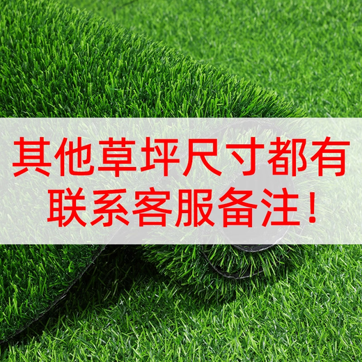 Qingya simulated lawn carpet, artificial green balcony decoration mat, artificial outdoor kindergarten plastic fake turf floor mat, customized size, contact customer service, double-layer encryption and thickening