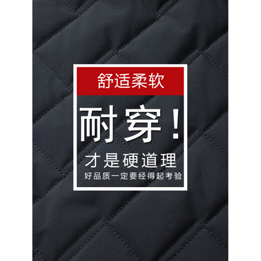 GOLDLION G+ Goldlion Autumn and Winter Cotton Jacket Middle-aged Men's Lightweight Cotton Jacket Stand Collar Cotton Jacket 092 Black M 170