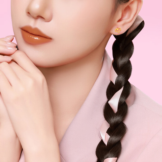 Trendy Acer 18K gold earrings for girls, they will immediately have money to spend on earrings as a birthday gift for their girlfriend, a pair