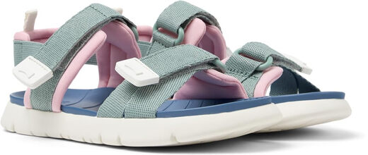 CAMPERCamper Girls' Sandals, Green, 2 Kids Green 2 Kids