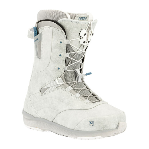 NITRO滑雪鞋CROWN单板滑雪2526女款全能滑行公园平花单板雪鞋 灰色TLS(热销推荐) 38.5 内长250mm