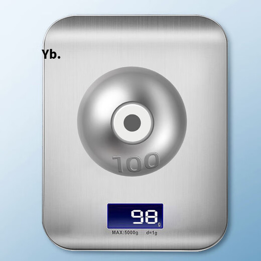 Luo Zhuodou 3.6 magnetic ring through-core lead pendant sea rod silver carp and bighead carp line group water monster pendant long-range casting rod ceramic lead pendant fishing net magnetic core lead pendant 150g 5 pieces